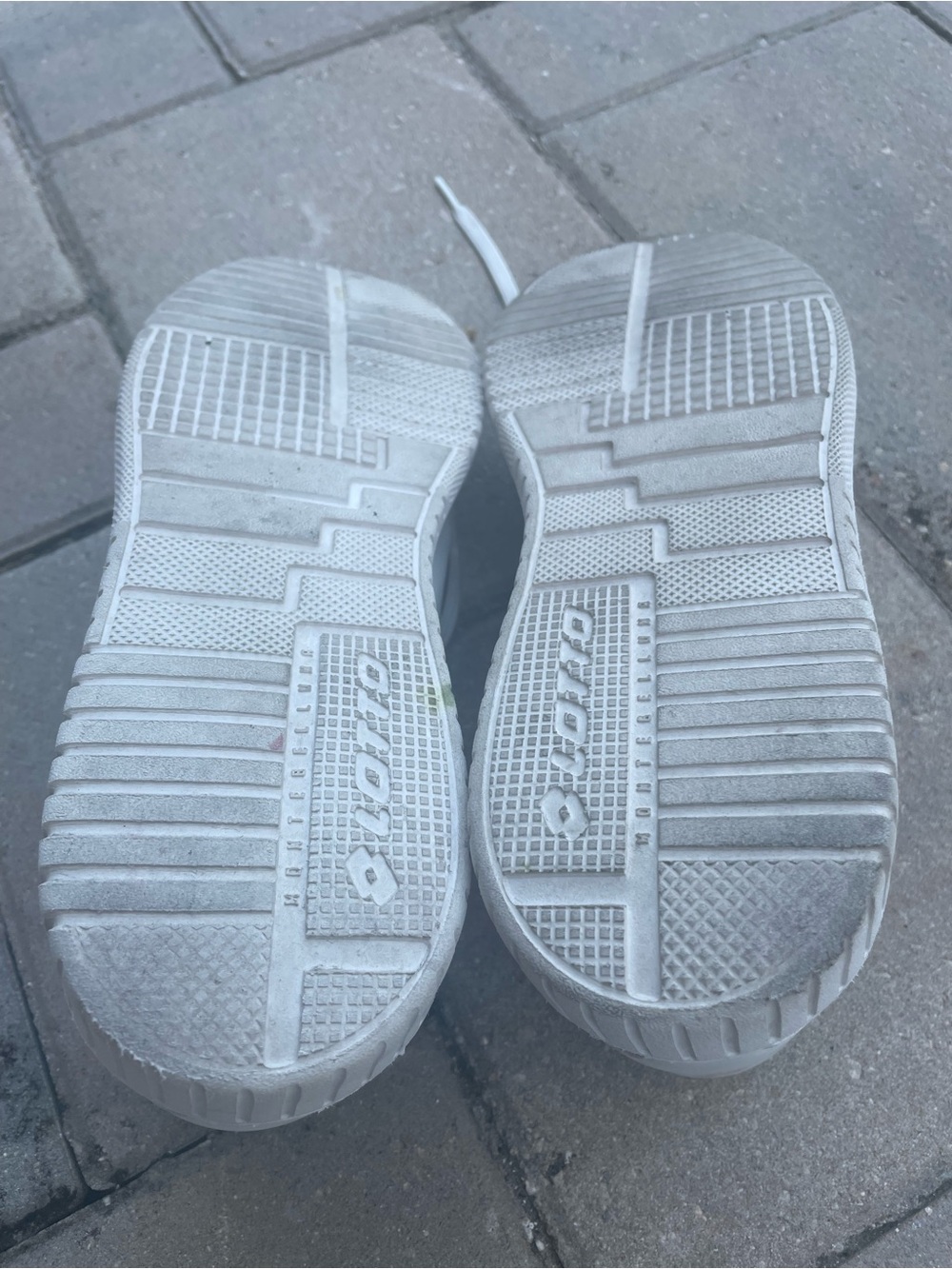 Women's White Sneakers with Soft Pink Accents - Casual Lace-Up - Picture 5 of 6
